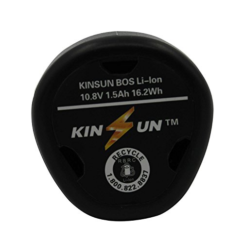 KINSUN 2-Pack Elektrowerkzeug Akku 10.8V 1.5Ah Li-Ion für Bosch 2 607 336 013 2 607 336 014 BAT411 BAT411A BAT412A - 7