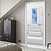 Produktbild bdpq Türaufkleber Blauer Himmel Weiße Wolke Luftleiter Sonnenlicht Gefälschte 3Dmural Home Dekoration Vinyltapete, B