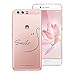 Produktbild Yokata Huawei P10 Hülle Transparent Weiche Silikon Handyhülle Schutzhülle TPU Handy Tasche Schale Etui Weich Silicone Bumper Ultra Dünn Slim Schlank Durchsichtig Handytasche Premium Kratzfest Clear Backcover Schutz für Huawei P10 (5,1 Zoll) Case Cover - Smile