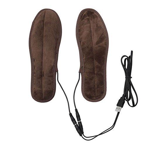 Preisvergleich Produktbild Fletion Winter Warm Beheizte Einlegesohlen USB Einlegesohlen Schuhheizung Stiefel Wärmesohle Fußwärmer