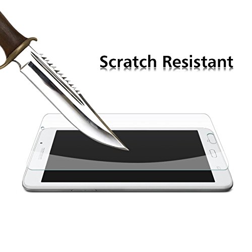 OMOTON Panzerglas Schutzfolie für Samsung Galaxy Tab A 7.0 mit [9H Härte] [Crystal Clear] [kratzresistent] [Bläschenfrei für Installation] - 3