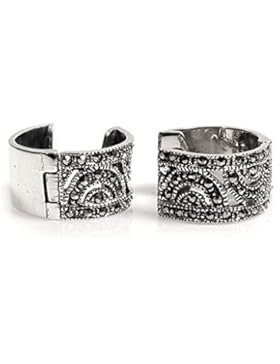 Sterlingsilber Markasit Ohrringe