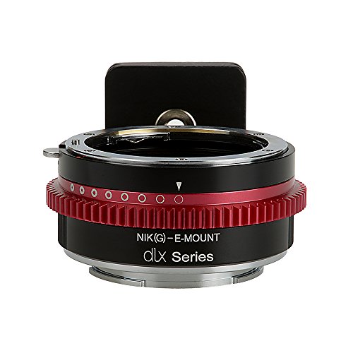 Fotodiox NIK G -NEX-DLX Adaptateur de Monture d objectif DLX pour Appareil Nikon G Sony E - Noir