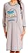 Happy Mama. Women's Maternity Nursing Nightdress Breastfeeding Nightshirt. 365p (Turquoise, 18)