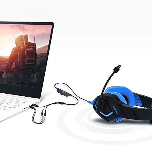 MillSO 3 5mm Audio Jack Y Cable - Adaptador para auriculares  3 5mm Jack est  reo a 2x 3 5mm Jack  para auriculares para juegos  Xbox One  PS4  Smartphones y Laptop - 20CM