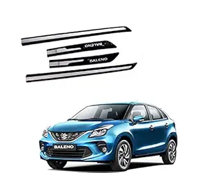 IWISH Traders Car Side Door Chrome/Black Beading for Suzuki Baleno All Models, Baleno Chrome Accessories