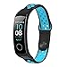 Produktbild Upxiang Armband Silikon Ersatzband für Huawei Honor Band 5/4, Atmungsaktiv Uhrenarmband Dual Farbe Verstellbar Sportband Wrist Band Strap