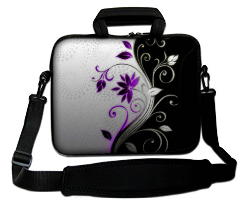 Luxburg Schultertasche Notebooktasche Laptoptasche Tasche mit Tragegurt aus Neopren Plus Free Mouspad! Für Apple, Acer, Asus, Chromebook, Dell, HP, Lenovo, Samsung, Sony etc Laptop 13,3 Zoll
