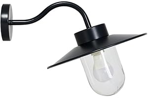 Garden Trading Swan Neck Light Crafted in Powder Coated Steel | H33 X W31 X D41cm