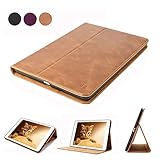 ♥Dingrich 100% Echt Leder Hülle für ipad 2 (A1395, A1396, A1397), ipad 3 (A1416, A1430, A1403), ipad 4 (A1458, A1459, A1460).