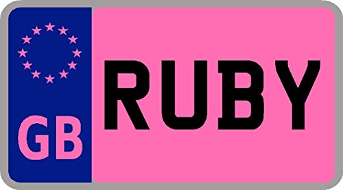 Personalised Self-Adhesive 90 x 50 mm Childrens Kids Number Plate
Sticker to fit Cozy Coupe by Ellis Graphix