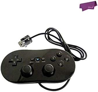 SalesLa Pro Classical Joypad Wired Gamepad Controller For Nintendo Wii Remote (1pc, black)
