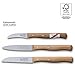 Produktbild Windmühlenmesser Messerset 3tlg CARBON Buche - 8065