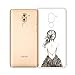 Produktbild IJIA Hülle für Huawei Honor 6X Ultradünne Transparente Kleid Cinderella TPU Weich Silikon Stoßkasten Cover Handyhülle SchutzCover Handyhüllen Schale Case Tasche für Huawei Honor 6X