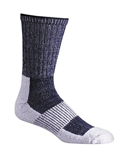 Fox River Outdoor Wick Dry Euro Medium Weight Crew Socks, Medium, Navy