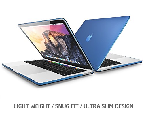 Macbook Pro 13 Hülle 2016, i-Blason weiche, mattierte Soft-Touch Hartschalen-Hülle für Apple Macbook Pro 13“ Zoll mit Retina Display, hergestellt in 2016, auch passend für die Touch Bar und Touch ID Modelle (blau) - 7