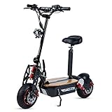 [POTENCIA]Motor de 2000W, batería de litio de 48V, velocidad: posibilidad hasta 40km/h, autonomía: posibilidad hasta 30 - 40km (depende del peso, de la ruta y de la carga de la batería).