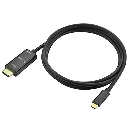Type C auf HDMI Kabel, TOFOCO 4K * 2K USB 3.1 Typ C zu HDMI UHD TV Kabel für MacBook, ChromeBook Pixel, Samsung Galaxy S8/S8 Plus, LG G5 G6 und Mehr - 5