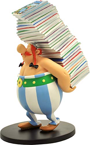 Plastoy- Astérix Obelix Pile D'Albums Figurine, 124, 14.00 x 13.00 x 25.00