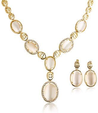 Women's Pendant Necklaces Opal Synthetic Opal Geometric Circular Dangling Style Classic Vintage Adjustable Wedding Party Anniversary