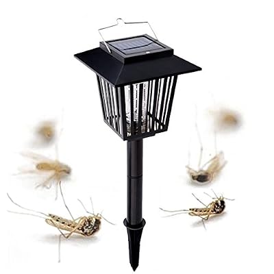 PRUNUS Lampe solaire de jardin PRUNUS : anti-insectes et résistante à l’eau Double fonction : anti-insecte et lampe de jardin