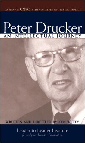 Preisvergleich Produktbild Peter Drucker: An Intellectual Journey [VHS]