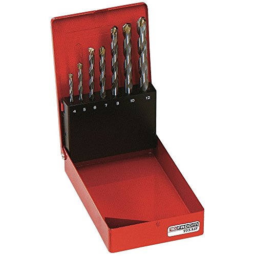 Facom 223.SJ7 – Jeu de 7 fraises courtes cylindriques, assortiment