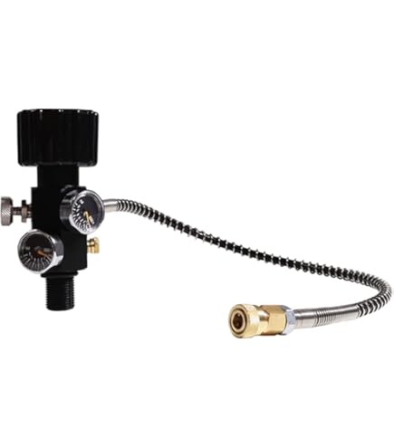 Serbatoio Aria Alluminio Pcp Paintball TUXING Serbatoio D'Aria In Alluminio Pcp Paintball, Serbatoio Bottiglia Aria 23CI 5/8-18UNF