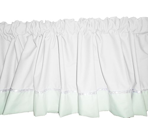Baby Doll Bedding Regal Window Valance, White Baby Doll Bedding Regal Window Valance, White