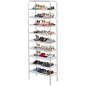 Rack Storage Tectake 402645 Tree Organizer Stand For 48 Pairs From