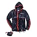 Price comparison product image BMW Genuine Motorsport Unisex Blue Sporty Rain Jacket Hooded Nylon, Size: XL