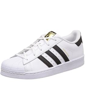adidas Unisex-Kinder Superstar Foundatio Basketballschuhe, M