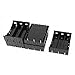 Produktbild SODIAL(R) 5 Stueck Schwarzer Kunststoff 3 x 3.7V 18650 Batterien 6-Pin Batterie Halter
