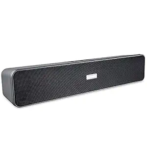 Cri8Hub 10W Wireless Bluetooth Soundbar Speaker with TWS Connection/USB Input/Micro SD Card Reader/FM Radio/Aux Input/Hands Free Calling/BT Perfect Soundbar