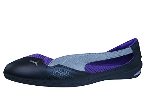 Puma Winning Diva Ballerina Womens Leather Pumps - Shoes - Black-BLACK-4.5