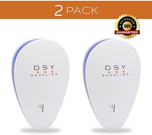 Ultrasonic Pest Repeller - 2 Pack. New for 2018 Plug in Indoor Rodent and Insect Repeller. Humane and Poison-Free Safe for Pets and all the Family. Mouse and Rat Repeller. Great alternative to Poison &amp; Mouse Traps