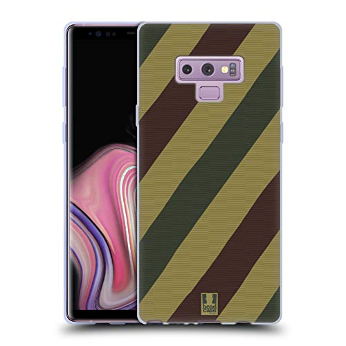 Head Case Designs Stripes Wwii Panzer Camo Soft Gel Case Compatible for Samsung Galaxy Note9 / Note 9
