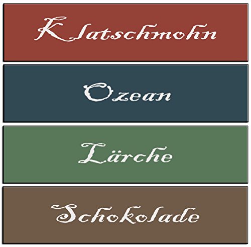 Kreidefarbe Classic für Shabby Chic, Vintage und Landhaus Stil 1,5kg und 7,5kg 24 Farbtonen (1,5 kg (1Liter), Schneeweiß) - 6