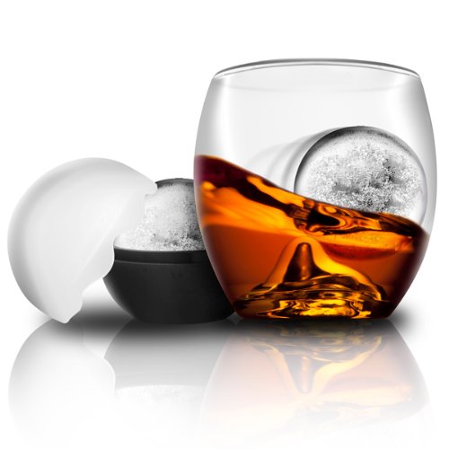 On the Rocks Glass & Ice Ball Mould Gift Set