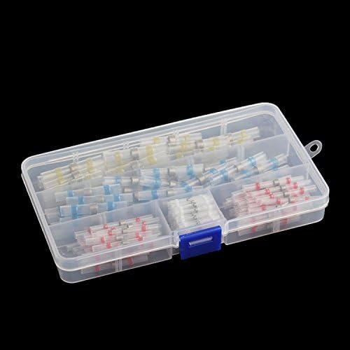 MuZuZi 150Pcs Heat Shrink Terminals Sleeve Waterproof Welding Wire Connectors