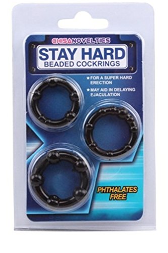 Preisvergleich Produktbild Omos Herren Triple Penis-Ring small Verzögerungsring Hahnring Penisverlängerunge Geschlechtsspielzeug für Männer