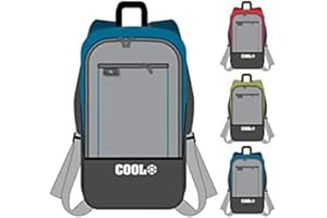 Koopman International b.v 73753 Nevera Tipo Mochila 10 L con 2 Compartimentos, Adultos Unisex, 36 x 23 x 15 Cm