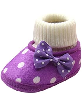 Malloom® Nettes Mädchen Neugeborenen Warme Kleinkind Bowknot Heiße Weiche Sohle Stiefel Babyschuhe