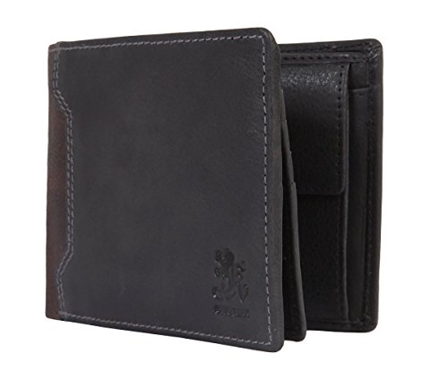 Preisvergleich Produktbild OTTO KERN HERREN GELDBÖRSE PORTEMONNAIE GELDBEUTEL Safari Brown / Black 2162