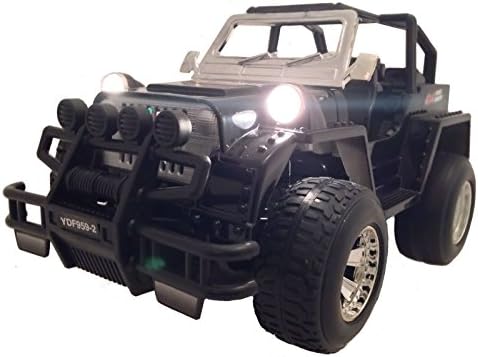 1/16 Scale LAND SAVAGE Radio Control Jeep Off Road Jeep (Black)