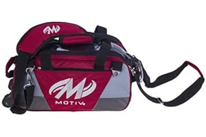 MOTIV Unisex-Erwachsene Ballistix Tragetasche mit 2 Bällen Bowling-Taschen