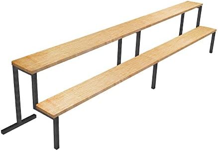 Small Step Display Unit 2 Steps for Shops and Market Stalls All Sizes Table Mounted Heavy Duty Steel Frame Fast Assembly Full Kit