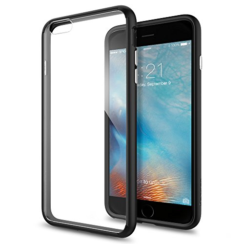 Spigen - Funda iPhone 6 6s  Carcasa con Tecnolog  a de coj  n de aire y protecci  n h  brida de ca  da  Negro