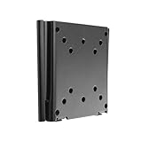 Soporta hasta 30 kg TooQ LP1023F-B - Soporte fijo de pared para monitor/TV/LED/LCD de 10\" a 23\", hasta 30kg de peso, distancia a la pared de 15 mm, formato VESA hasta 100x100, color negro