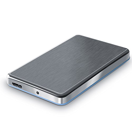 CSL – USB 3.0 2,5″ SSD / SATA Festplattengehäuse extern | UASP und SATA3 fähig | für 9.5mm 7mm SATA I/II/III, SSD, HDD | USB 3.0 (5 GBit/s) inkl. UASP Mode (USB 3.0 Booster) | WerkzeugloseInstallation | für PC / Mac / Notebook | blau - 2